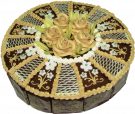 Торт №30 Цветочный вальс порционный фото